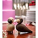 Kay Bojesen Denmark Kay Bojesen Lovebirds set van 2 eiken/gerookt eiken Kay Bojesen Denmark Kay Bojesen Lovebirds set van 2 eiken/gerookt eiken