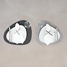 LIND DNA LIND DNA Placemat Curve L Reversible Nupo Recycled Leather Anthracite - Light grey LIND DNA LIND DNA Placemat Curve L Reversible Nupo Recycled Leather Anthracite - Light grey