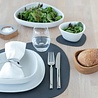 LIND DNA LIND DNA Placemat Curve L Reversible Nupo Recycled Leather Anthracite - Light grey LIND DNA LIND DNA Placemat Curve L Reversible Nupo Recycled Leather Anthracite - Light grey
