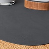 LIND DNA LIND DNA Placemat Curve L Reversible Nupo Recycled Leather Anthracite - Light grey LIND DNA LIND DNA Placemat Curve L Reversible Nupo Recycled Leather Anthracite - Light grey