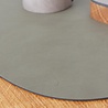 LIND DNA LIND DNA Placemat Curve L Reversible Nupo Recycled Leather Army Green - Nature LIND DNA LIND DNA Placemat Curve L Reversible Nupo Recycled Leather Army Green - Nature