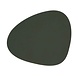 LIND DNA LIND DNA Placemat Curve L Nupo Gerecycled Leer Dark Green LIND DNA LIND DNA Placemat Curve L Nupo Gerecycled Leer Dark Green