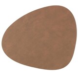 LIND DNA LIND DNA Placemat Curve L Nupo Gerecycled Leer Brown LIND DNA LIND DNA Placemat Curve L Nupo Gerecycled Leer Brown