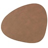LIND DNA LIND DNA Table Mat Curve L Nupo Recycled Leather Brown LIND DNA LIND DNA Table Mat Curve L Nupo Recycled Leather Brown