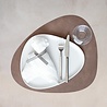 LIND DNA LIND DNA Table Mat Curve L Nupo Recycled Leather Brown LIND DNA LIND DNA Table Mat Curve L Nupo Recycled Leather Brown