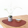 LIND DNA LIND DNA Table Mat Curve L Nupo Recycled Leather Sienna LIND DNA LIND DNA Table Mat Curve L Nupo Recycled Leather Sienna