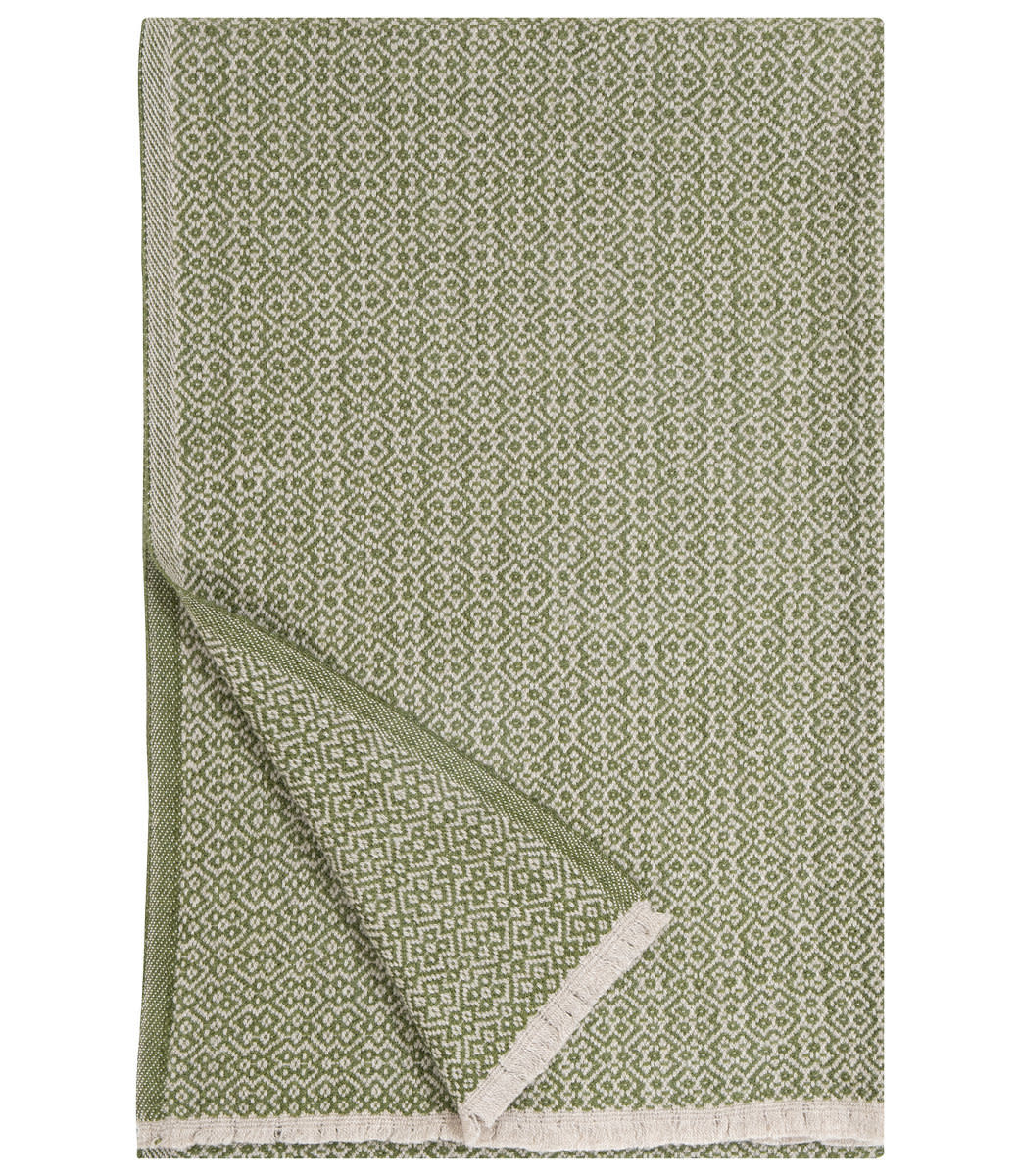 Lapuan Kankurit Koli Wool plaid 150x170 Beige olive - blikfang