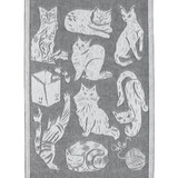 Lapuan Kankurit Lapuan Kankurit Kissanpäivät katten theedoek 46x70cm Zwart Lapuan Kankurit Lapuan Kankurit Kissanpäivät katten theedoek 46x70cm Zwart