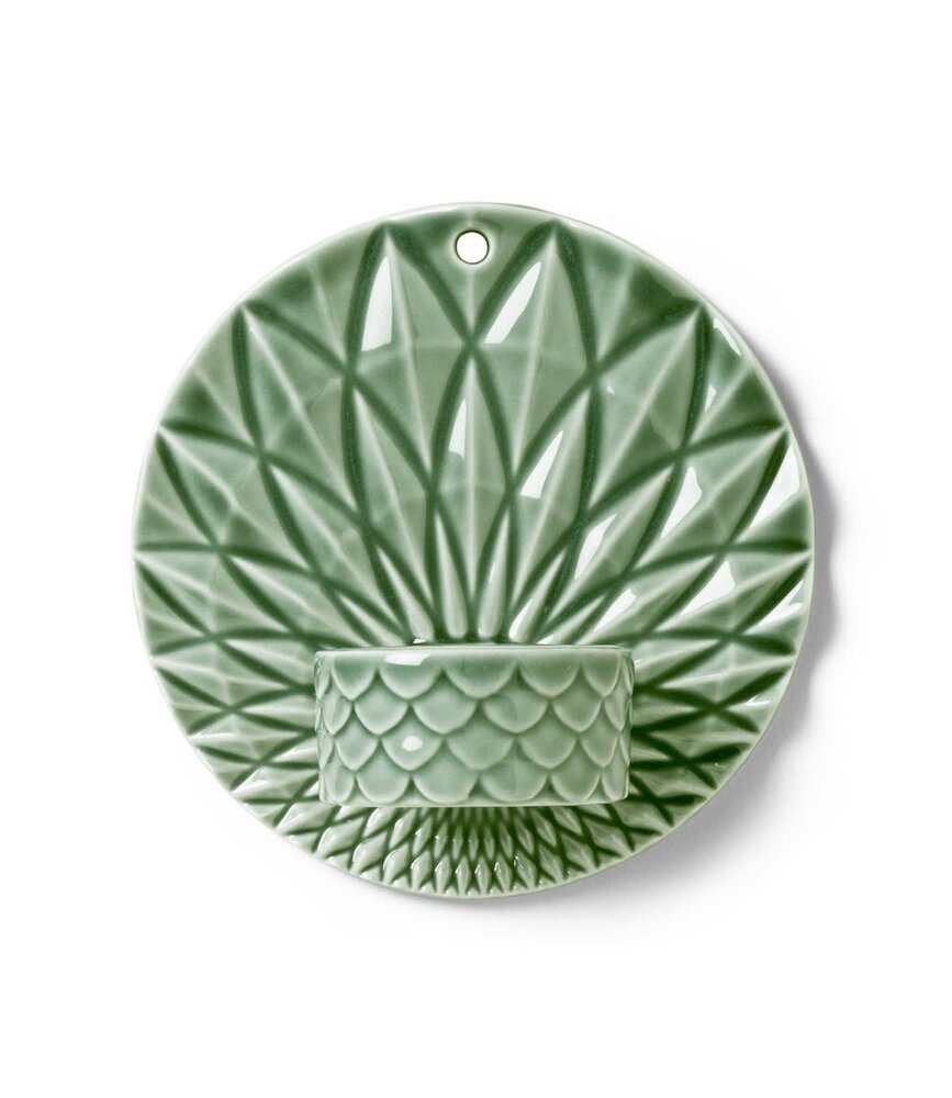 Dottir Nordic Design Dottir wand kandelaar Pipanella Wall Votive Scales Green Dottir Nordic Design Dottir wand kandelaar Pipanella Wall Votive Scales Green