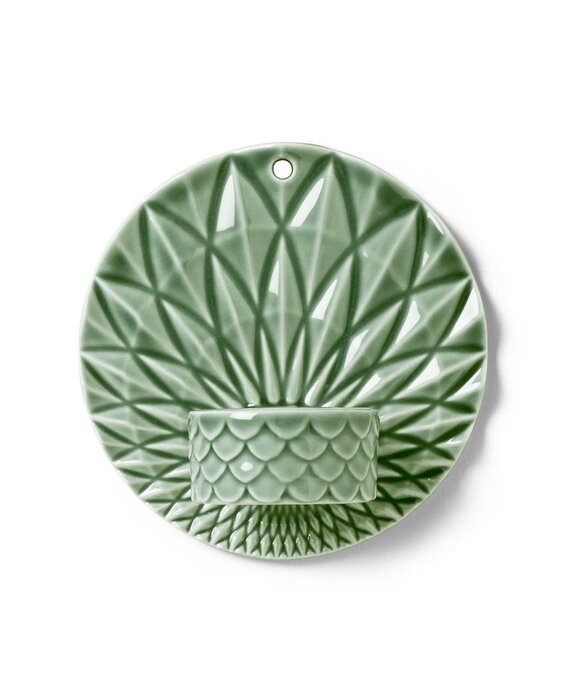 Dottir wand kandelaar Pipanella Wall Votive Scales Green