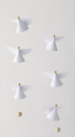 Flensted Mobiles Flensted Mobiles Guardian Angels 38x12cm mobile Flensted Mobiles Flensted Mobiles Guardian Angels 38x12cm mobile