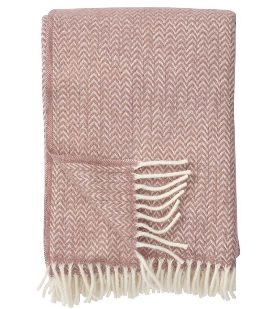 Klippan Klippan Chevron plaid 130x200 made of 100% eco Wool Nude Klippan Klippan Chevron plaid 130x200 made of 100% eco Wool Nude
