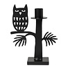 Bengt & Lotta Bengt & Lotta Uil kandelaar H18cm W14,5cm ijzer zwart Bengt & Lotta Bengt & Lotta Uil kandelaar H18cm W14,5cm ijzer zwart