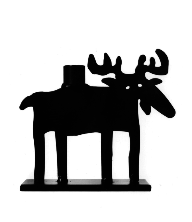 Bengt & Lotta Bengt & Lotta Moose candlestick W22cm H20cm iron black