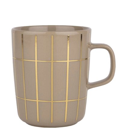 Marimekko Mariemekko Tiiliskivi beker 2,5dl terra goud Marimekko Mariemekko Tiiliskivi beker 2,5dl terra goud