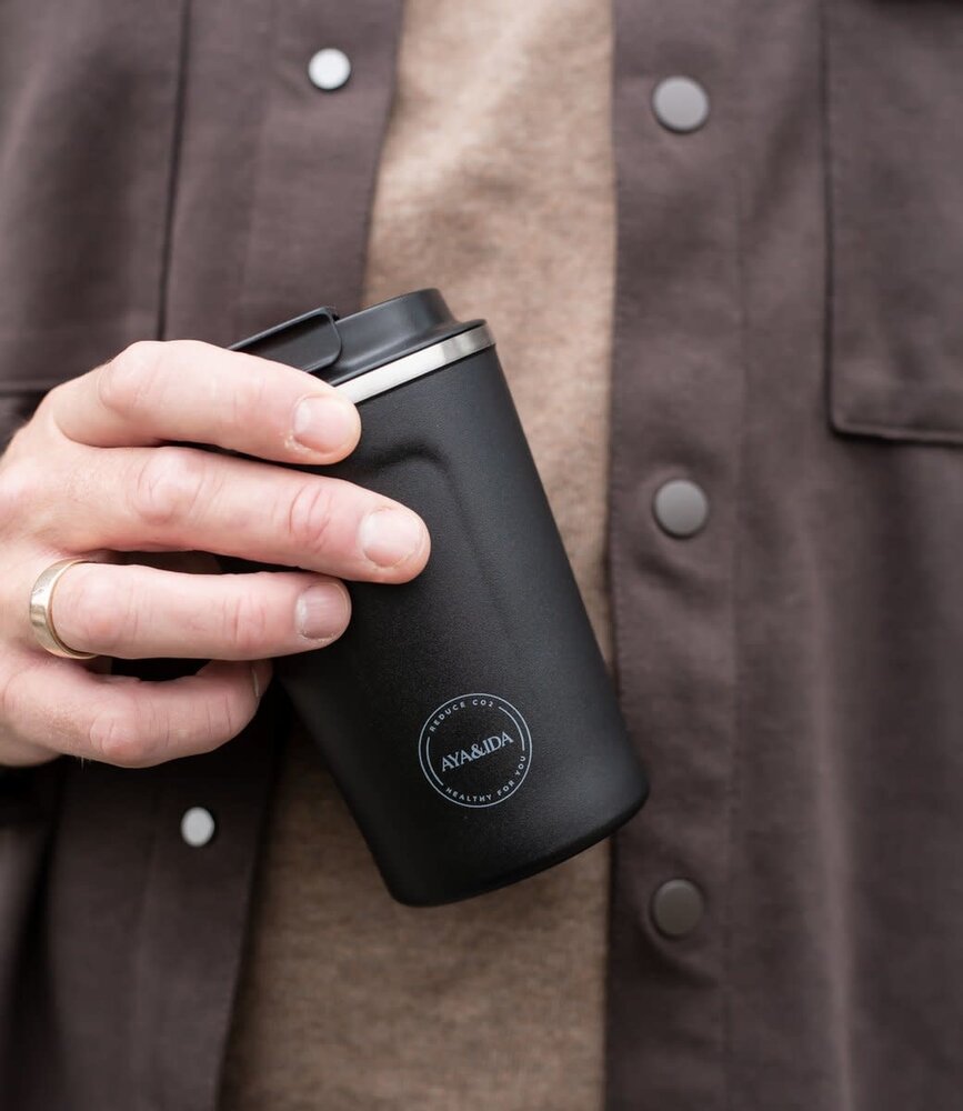 AYA & IDA AYA & IDA Cup2go 380 ml Matt black AYA & IDA AYA & IDA Cup2go 380 ml Matt black