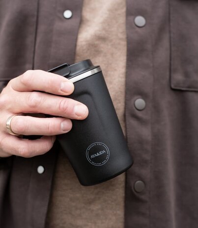 AYA & IDA AYA & IDA Cup2go 380 ml Matt black AYA & IDA AYA & IDA Cup2go 380 ml Matt black