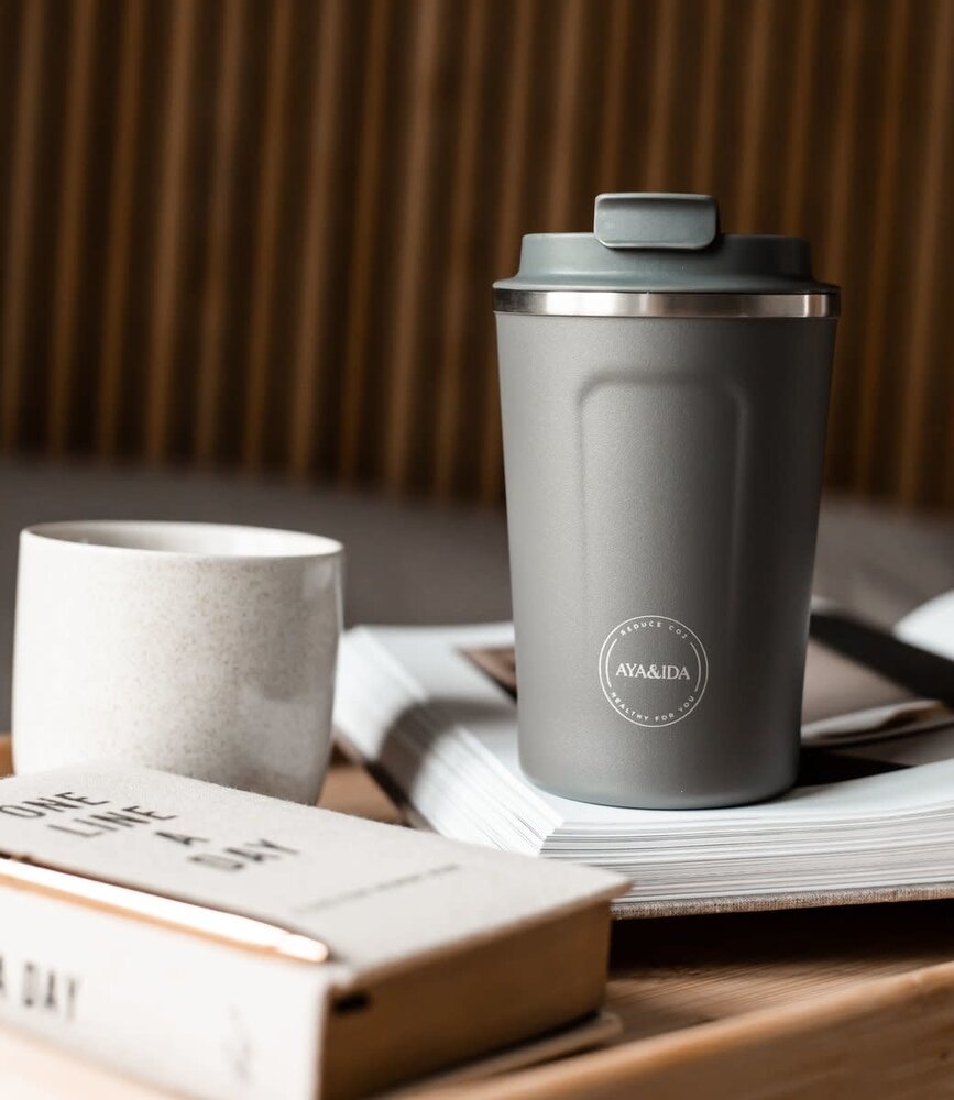 AYA & IDA AYA & IDA Cup2go 380 ml Tropisch Groen AYA & IDA AYA & IDA Cup2go 380 ml Tropisch Groen