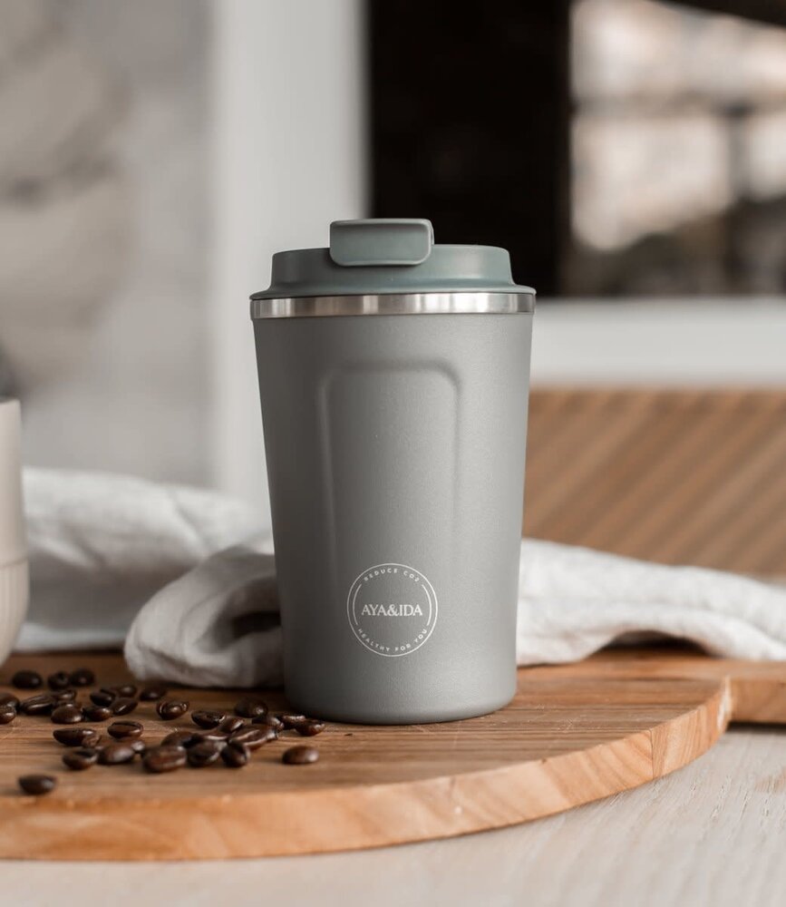 AYA & IDA AYA & IDA Cup2go 380 ml Tropisch Groen AYA & IDA AYA & IDA Cup2go 380 ml Tropisch Groen