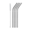 AYA & IDA AYA & IDA RVS herbruikbare rietjes set van 4 stuks met borsteltje zilverkleurig AYA & IDA AYA & IDA RVS herbruikbare rietjes set van 4 stuks met borsteltje zilverkleurig