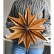 LOVI Lovi Decor Star 48cm Berkenhout kaneel 3D DIY pakket LOVI Lovi Decor Star 48cm Berkenhout kaneel 3D DIY pakket