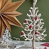 LOVI Lovi Spar Houten boom H30cm met 8 rode houten ballen - naturel 3D-boom DIY pakketje LOVI Lovi Spar Houten boom H30cm met 8 rode houten ballen - naturel 3D-boom DIY pakketje