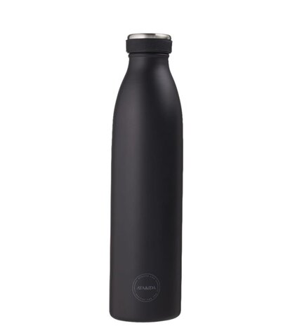 AYA & IDA AYA & IDA Thermo RVS Drinking bottle 750 ml Matt Black AYA & IDA AYA & IDA Thermo RVS Drinking bottle 750 ml Matt Black