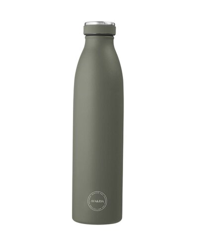 AYA & IDA AYA & IDA Thermo RVS Drinking bottle 750 ml Tropical Green AYA & IDA AYA & IDA Thermo RVS Drinking bottle 750 ml Tropical Green