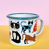 OMM Design OMM design Enamel Cup Cat lover OMM Design OMM design Enamel Cup Cat lover