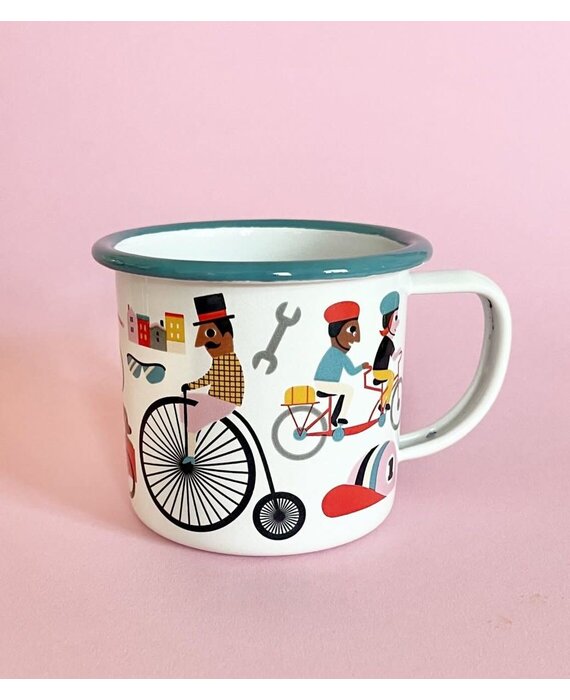 OMM design Enamel Cup Bike lover