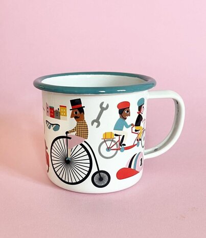 OMM Design OMM design Enamel Cup  Bike lover OMM Design OMM design Enamel Cup  Bike lover