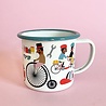 OMM Design OMM design Enamel Cup  Bike lover OMM Design OMM design Enamel Cup  Bike lover