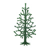 LOVI Lovi Spruce Birch plywood Tree darkgreen H25cm 3D-tree DIY package LOVI Lovi Spruce Birch plywood Tree darkgreen H25cm 3D-tree DIY package