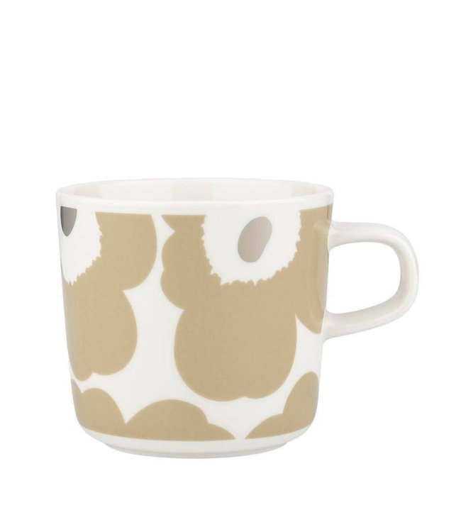 Marimekko Mariemekko Unikko cup 2dl beige with silver