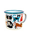 OMM design Enamel Cup  Cat lover OMM design Enamel Cup  Cat lover