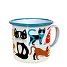 OMM Design OMM design Enamel Cup Cat lover OMM Design OMM design Enamel Cup Cat lover