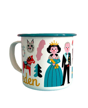 OMM Design OMM design Emaillen Beker Zweden Turquoise OMM Design OMM design Emaillen Beker Zweden Turquoise