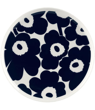 Marimekko Marimekko Unikko 25cm Plate Dark Blue