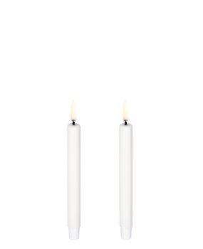 Uyuni Lighting Uyuni Lighting LED Wax mini candle 2 pieces Ø1.3 x 13.8cm Nordic White Uyuni Lighting Uyuni Lighting LED Wax mini candle 2 pieces Ø1.3 x 13.8cm Nordic White