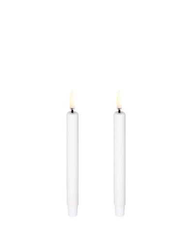 Uyuni Lighting Uyuni Lighting LED Wax mini candle 2 pieces Ø1.3 x 13.8cm Nordic White Uyuni Lighting Uyuni Lighting LED Wax mini candle 2 pieces Ø1.3 x 13.8cm Nordic White