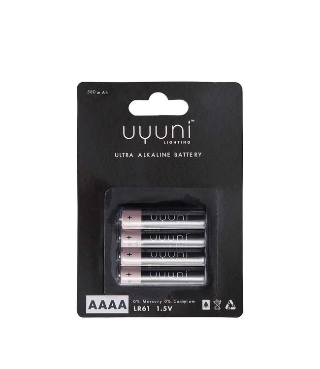 Uyuni Lighting Uyuni Lighting AAAA-Batterijen 4 stuks voor mini-dinerkaars van Ø1,3cm