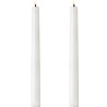 Uyuni Lighting Uyuni Lighting LED Wax dinerkaars 2 stuks Ø2,3 x 25cm nordic White Uyuni Lighting Uyuni Lighting LED Wax dinerkaars 2 stuks Ø2,3 x 25cm nordic White