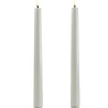 Uyuni Lighting Uyuni Lighting LED candle 2 stuks Ø2,3 x 25cm Dusty Green Uyuni Lighting Uyuni Lighting LED candle 2 stuks Ø2,3 x 25cm Dusty Green