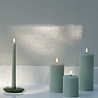 Uyuni Lighting Uyuni Lighting LED Wax stompkaars Ø7,8 x 20cm Rustiek Dusty Green Uyuni Lighting Uyuni Lighting LED Wax stompkaars Ø7,8 x 20cm Rustiek Dusty Green