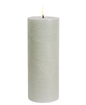 Uyuni Lighting Uyuni Lighting LED pillar candle Ø7,8 x 20cm Rustic Dusty Green Uyuni Lighting Uyuni Lighting LED pillar candle Ø7,8 x 20cm Rustic Dusty Green