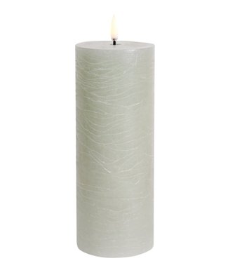 Uyuni Lighting Uyuni Lighting LED pillar candle Ø7,8 x 20cm Rustic Dusty Green