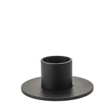 KunstIndustrien KunstIndustrien - voor Ø3cm kaars - metaal mat zwart Kandelaar Rond KunstIndustrien KunstIndustrien - voor Ø3cm kaars - metaal mat zwart Kandelaar Rond