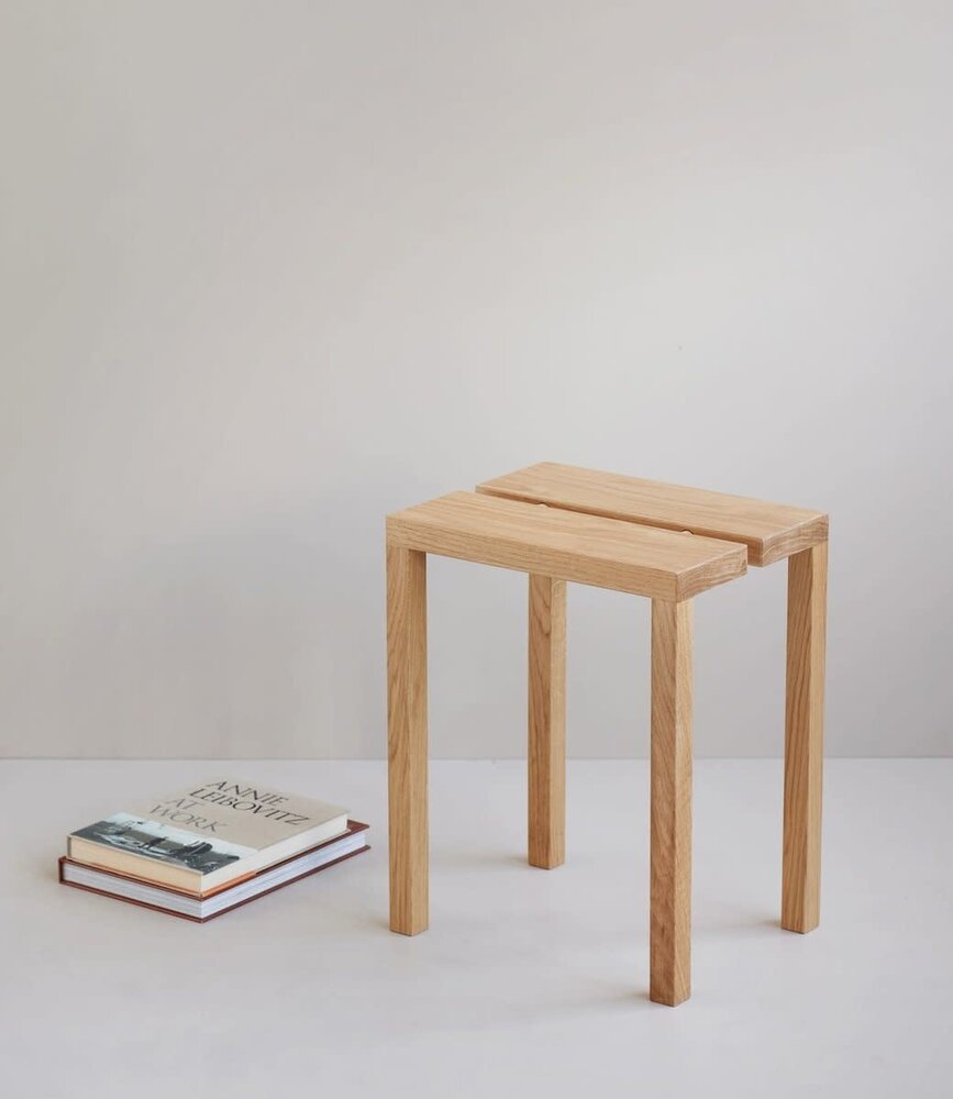 Moebe Moebe Peg Stool kruk eiken Moebe Moebe Peg Stool kruk eiken