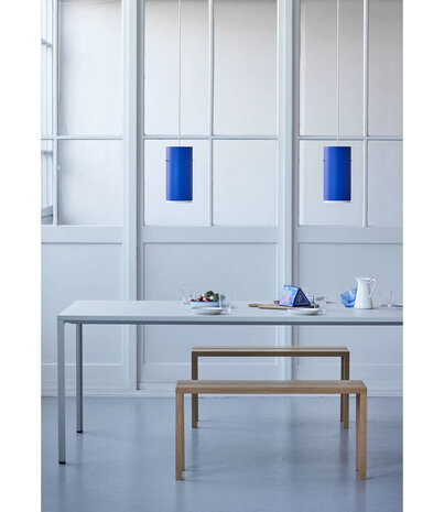 Moebe Moebe Tube Pendant Lamp Large Deep Blue Aluminium Moebe Moebe Tube Pendant Lamp Large Deep Blue Aluminium