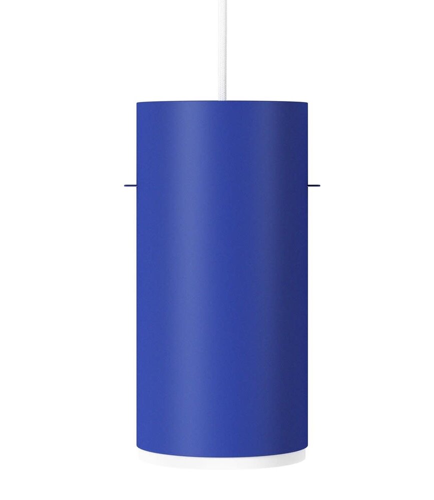Moebe Moebe Tube Pendant Lamp Large Deep Blue Aluminium Moebe Moebe Tube Pendant Lamp Large Deep Blue Aluminium